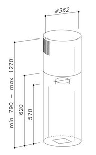Вытяжка De Dietrich DHD585XE1 фото 3 в Новосибирске