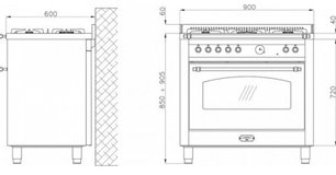 Варочный центр Lofra RNMG96MFT BR фото 2 в Новосибирске