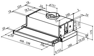 Вытяжка Faber FLEXA M6/40 AM/INOX A50 фото 2 в Новосибирске