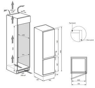 Встраиваемый холодильник Kaiser EKK 60193 фото 4 в Новосибирске