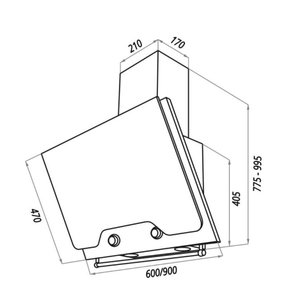 Вытяжка Maunfeld RETRO QUADR 60 BEIGE фото 3 в Новосибирске