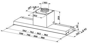 Встраиваемая вытяжка Faber IN-NOVA PREMIUM X A60 фото 4 в Новосибирске