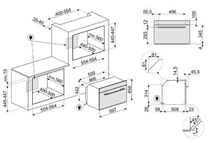 Духовой шкаф Smeg SF4104WMCN фото 4 в Новосибирске