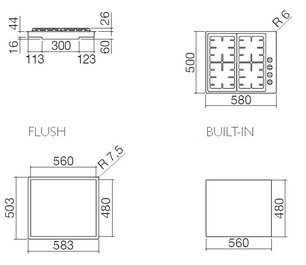 Варочная панель Barazza 1POF60 фото 2 в Новосибирске