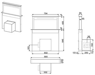 Вытяжка Smeg KDD90VX фото 3 в Новосибирске