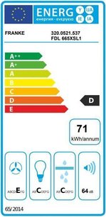Вытяжка Franke FDL 665 XS фото 4 в Новосибирске