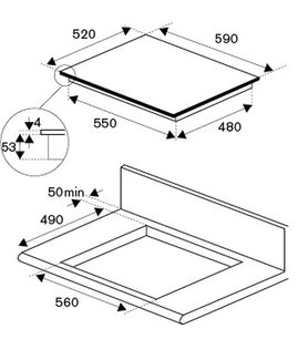 Варочная панель Бертаззони P603IC1B2GNEE фото 3 в Новосибирске Варочная панель Bertazzoni P603IC1B2GNEE фото 3 в Новосибирске
