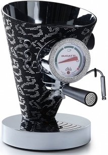 Кофеварка Bugatti DIVA 14431 Silver Black Swarovski фото в Новосибирске