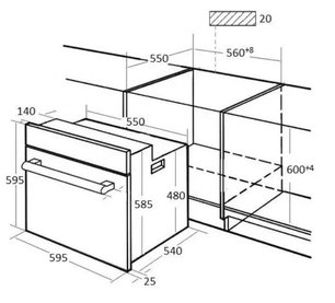 Духовой шкаф Kuppersberg HFZ 690 B фото 2 в Новосибирске