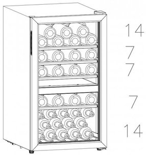 Винный шкаф La Sommeliere ECS50.2Z фото 2 в Новосибирске