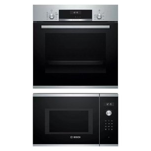 Bosch (духовой шкаф HBJ558YS3Q + микроволновая печь BEL554MS0) фото в Новосибирске