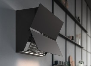 Вытяжка Фалмек FUSION 85 GLASS BLACK фото 3 в Новосибирске Вытяжка Falmec FUSION 85 GLASS BLACK фото 3 в Новосибирске
