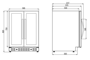 Винный шкаф Dometic E40FGD Elegance фото 3 в Новосибирске