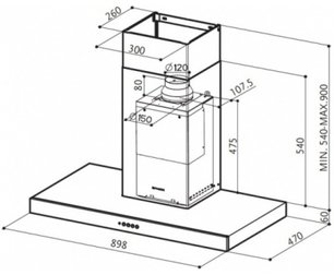 Вытяжка Faber Platis HFH X F90 фото 3 в Новосибирске