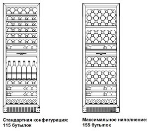 Винный шкаф Dometic E115FG Blue фото 3 в Новосибирске