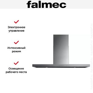 Вытяжка Falmec STREAM STEEL 90 фото 3 в Новосибирске