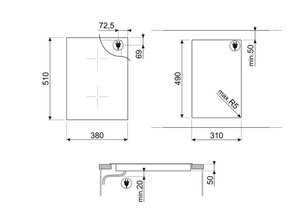 Варочная панель Смег SIM631WLDX фото 4 в Новосибирске Варочная панель Smeg SIM631WLDX фото 4 в Новосибирске