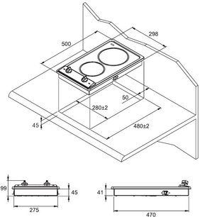 Независимая варочная панель Куперсберг FV3VR фото 2 в Новосибирске Независимая варочная панель Kuppersberg FV3VR фото 2 в Новосибирске