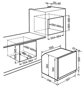 Духовой шкаф Smeg SF750AS фото 2 в Новосибирске