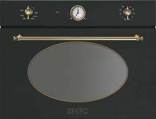Компактный духовой шкаф с СВЧ Smeg SF4800MCA фото в Новосибирске