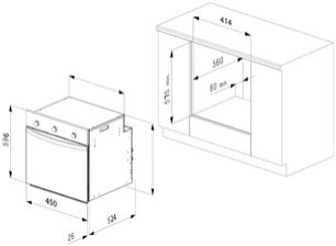 Духовой шкаф Korting OKB 5704 CX фото 2 в Новосибирске