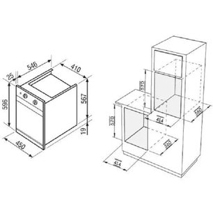 Духовой шкаф Korting OKB 4604 CGRN фото 2 в Новосибирске