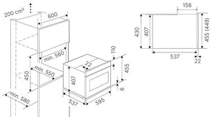 Компактный духовой шкаф Kuppersbusch CBP 6332.0 S2 Black Chrome фото 4 в Новосибирске