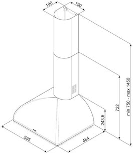 Вытяжка Smeg KSE59AO фото 2 в Новосибирске