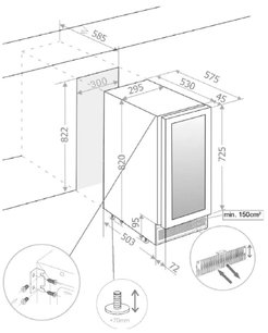 Винный шкаф Pando PVMB 30-16CRR W фото 2 в Новосибирске