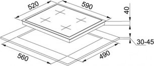 Независимая варочная панель Франке FHGS 604 4G WH C фото 2 в Новосибирске Независимая варочная панель Franke FHGS 604 4G WH C фото 2 в Новосибирске