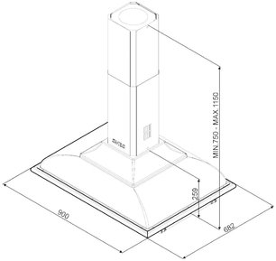 Вытяжка Smeg KCI19A фото 2 в Новосибирске