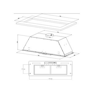 Полновстраиваемая вытяжка Korting KHI 9931 RN фото 4 в Новосибирске