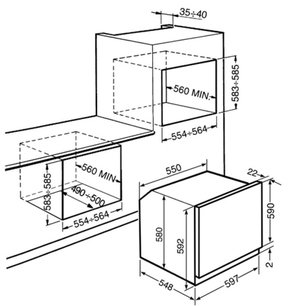 Духовой шкаф Smeg SF800GVAO фото 2 в Новосибирске