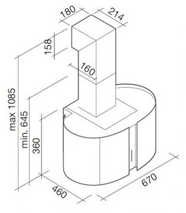 Вытяжка Фалмек Mirabilia 67 New York Vetro (800) ECP фото 4 в Новосибирске Вытяжка Falmec Mirabilia 67 New York Vetro (800) ECP фото 4 в Новосибирске