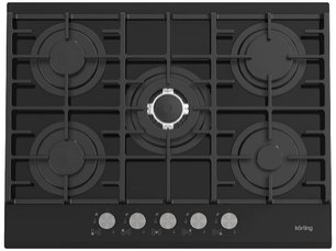 Газовая стеклянная варочная панель Кертинг HGG 7835 CTN фото в Новосибирске Газовая стеклянная варочная панель Korting HGG 7835 CTN фото в Новосибирске