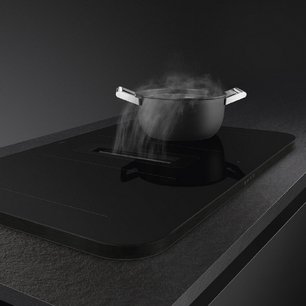 Варочная панель с вытяжкой Smeg HHSL7844MB фото 4 в Новосибирске