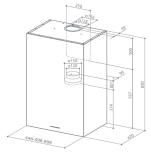 Вытяжка Faber Cubia EG8 X A 90 Active фото 2 в Новосибирске