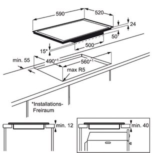 Варочная панель AEG HK568332FG фото 2 в Новосибирске
