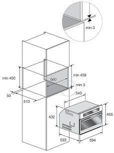 Духовой шкаф Fulgor Milano FCO 4512 TM WH фото 4 в Новосибирске