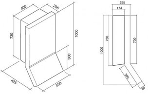 Вытяжка Фалмек Rialto Top 55 Fasteel фото 3 в Новосибирске Вытяжка Falmec Rialto Top 55 Fasteel фото 3 в Новосибирске