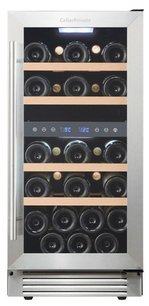 Встраиваемый под столешницу винный шкаф Селлар Приват CP027-2T фото 2 в Новосибирске Встраиваемый под столешницу винный шкаф CellarPrivate CP027-2T фото 2 в Новосибирске