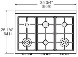Варочная панель Bertazzoni RT366PROX фото 4 в Новосибирске