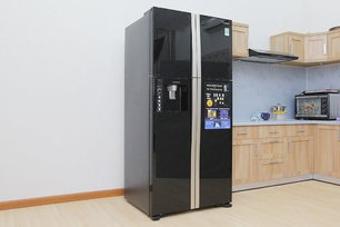 Холодильник Hitachi R-W 722 PU1 GBK фото 3 в Новосибирске