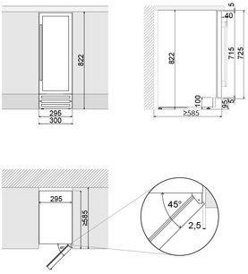 Встраиваемый винный шкаф Pando PVZB 30-16XR фото 4 в Новосибирске