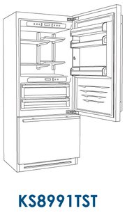 Встраиваемый холодильник Fhiaba KS8991TST3 фото 2 в Новосибирске