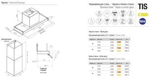 Встраиваемая вытяжка Pando TIS/90 CR.NEGRO V.850 фото 3 в Новосибирске