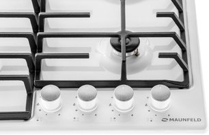 Газовая варочная панель MAUNFELD EGHE.64.6CW/G фото 4 в Новосибирске Газовая варочная панель MAUNFELD EGHE.64.6CW/G фото 4 в Новосибирске