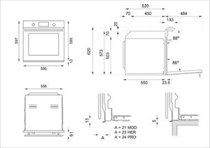 Духовой шкаф Bertazzoni FMOD6115ELB1 фото 4 в Новосибирске