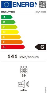 Винный шкаф Dunavox DAUF-38.100DSS фото 3 в Новосибирске