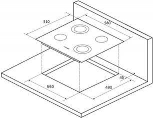 Варочная панель Куперсберг FA60RC фото 2 в Новосибирске Варочная панель Kuppersberg FA60RC фото 2 в Новосибирске